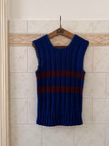 Vintage handmade wool knit vest