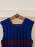 Vintage handmade wool knit vest