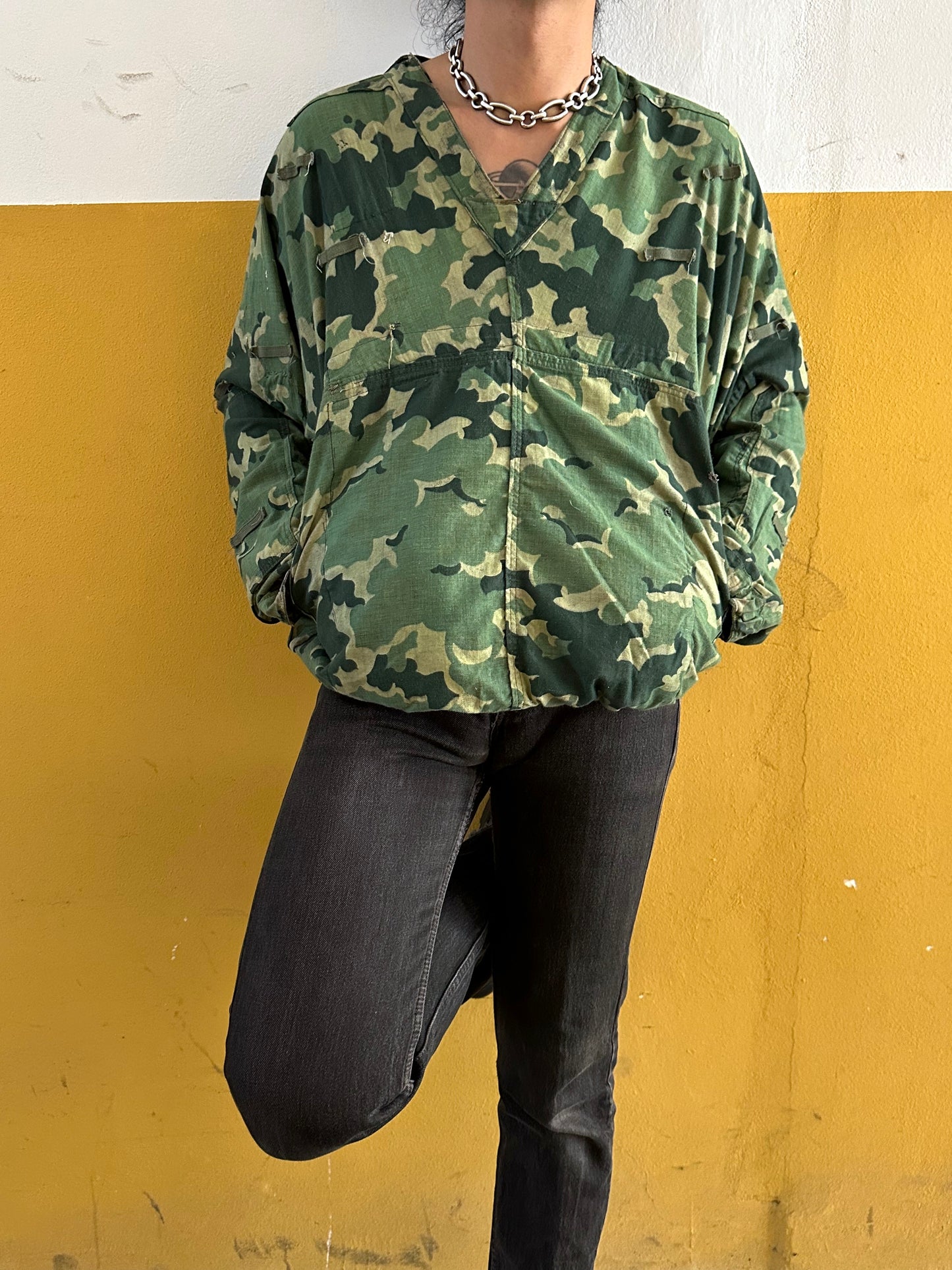 1950s Československá lidová armáda DUBÁKY camouflage jacket