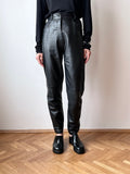 Italy leather trouser