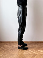 Italy leather trouser