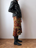 90s Dries Van Noten floral skirt