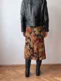 90s Dries Van Noten floral skirt