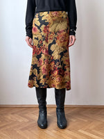 Dries Van Noten floral print skirt 90s vintage flower pattern midi ドリス ドリスバンノッテン スカート フローラル 花柄 プリント ヴィンテージけ