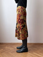 90s Dries Van Noten floral skirt