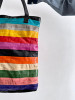 rainbow eelskin totebag