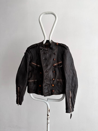 30s Motorcycle leather jkt