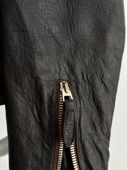 30s Motorcycle leather jkt