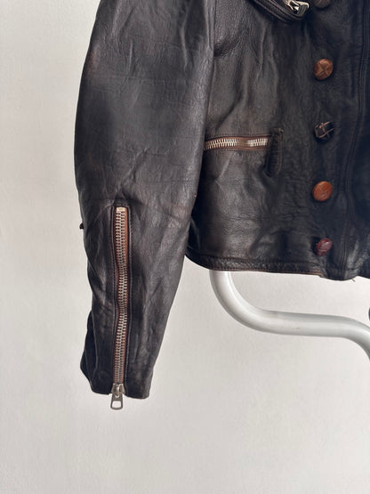 30s Motorcycle leather jkt