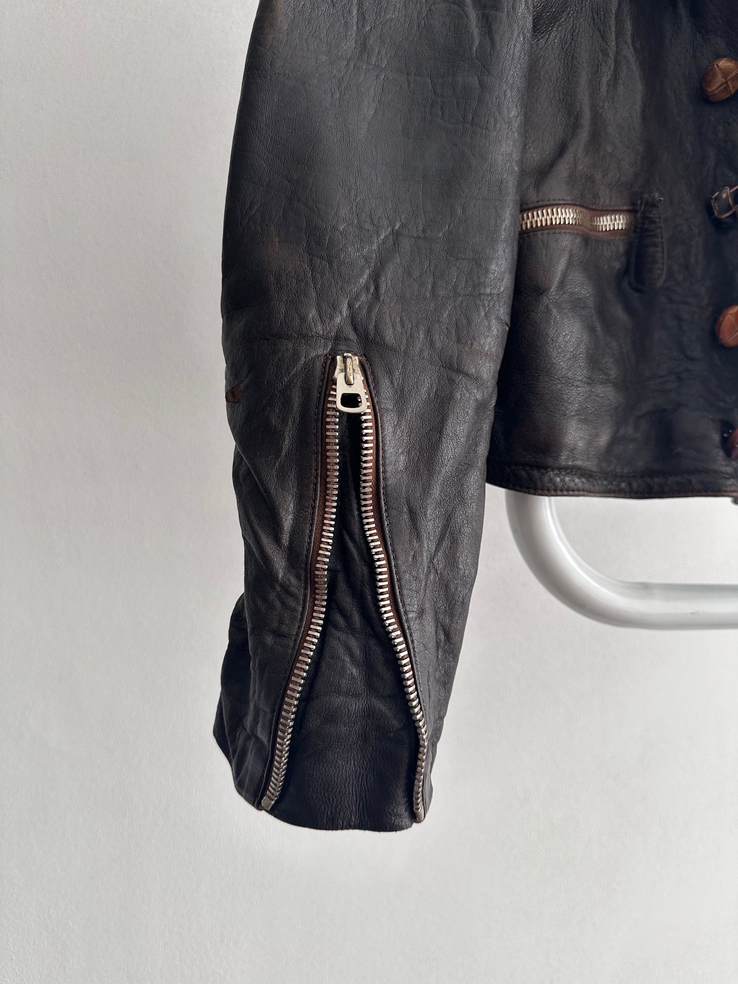 30s Motorcycle leather jkt