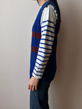 Vintage handmade wool knit vest