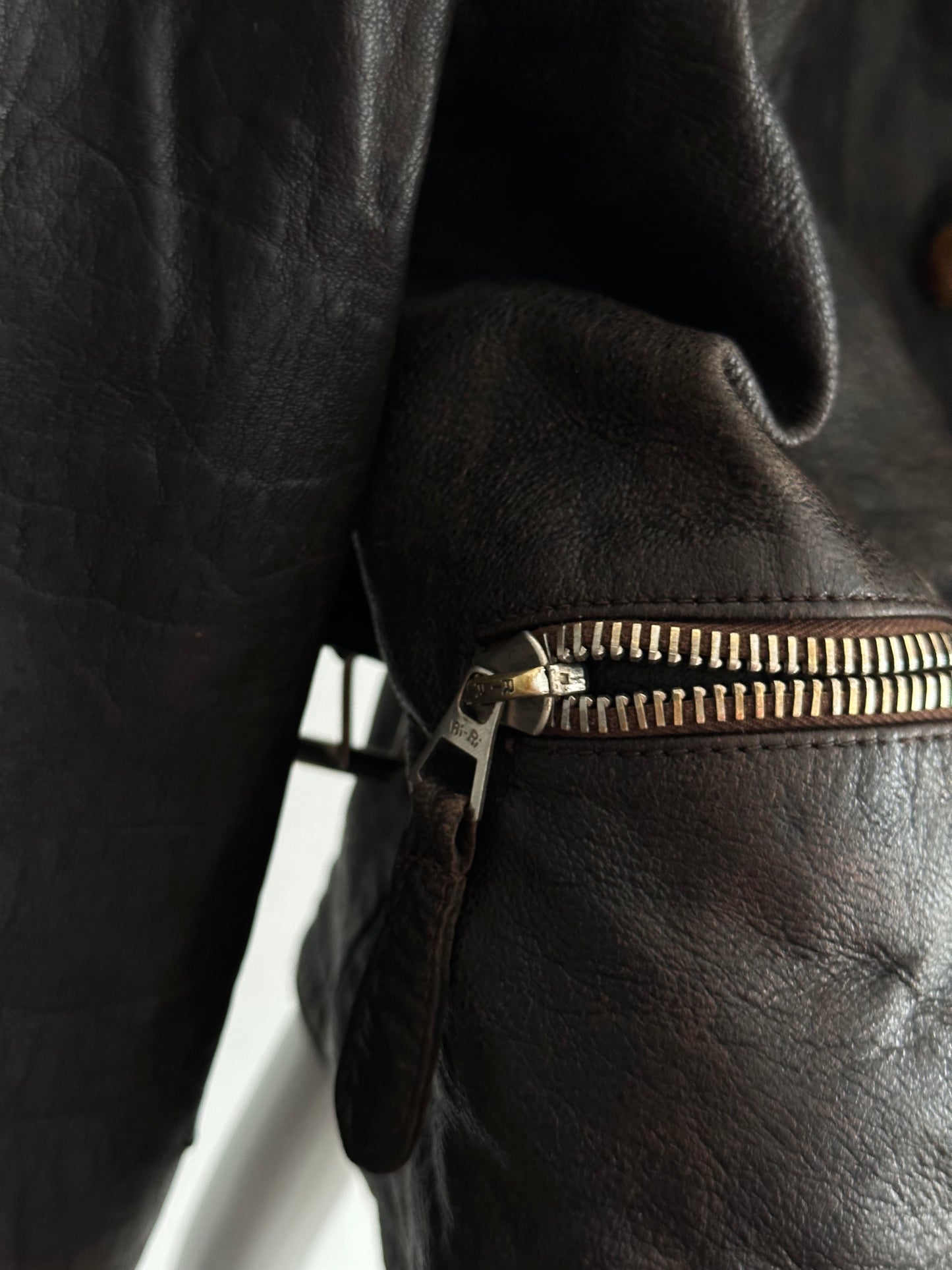 30s Motorcycle leather jkt