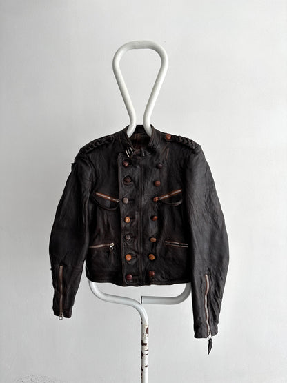 30s Motorcycle leather jkt