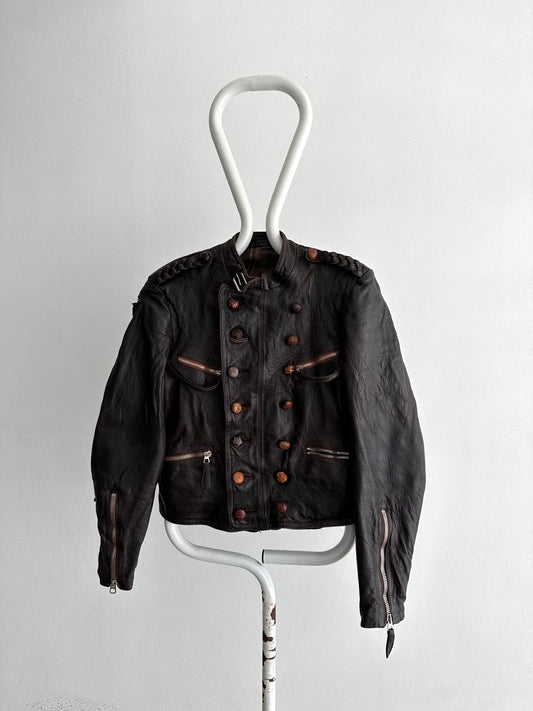 30s Motorcycle leather jkt