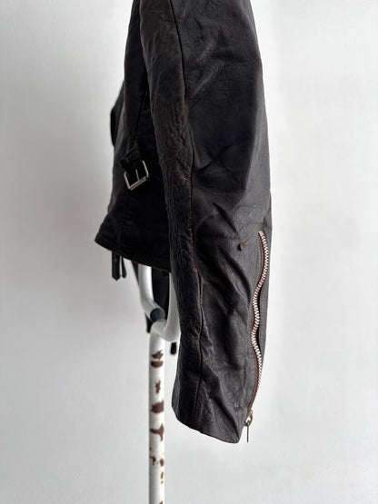 30s Motorcycle leather jkt