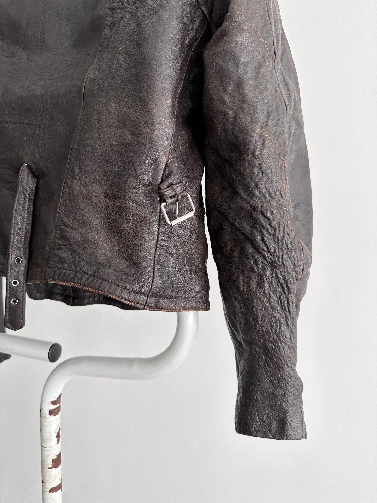 30s Motorcycle leather jkt