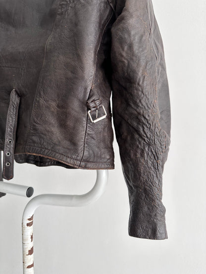 30s Motorcycle leather jkt
