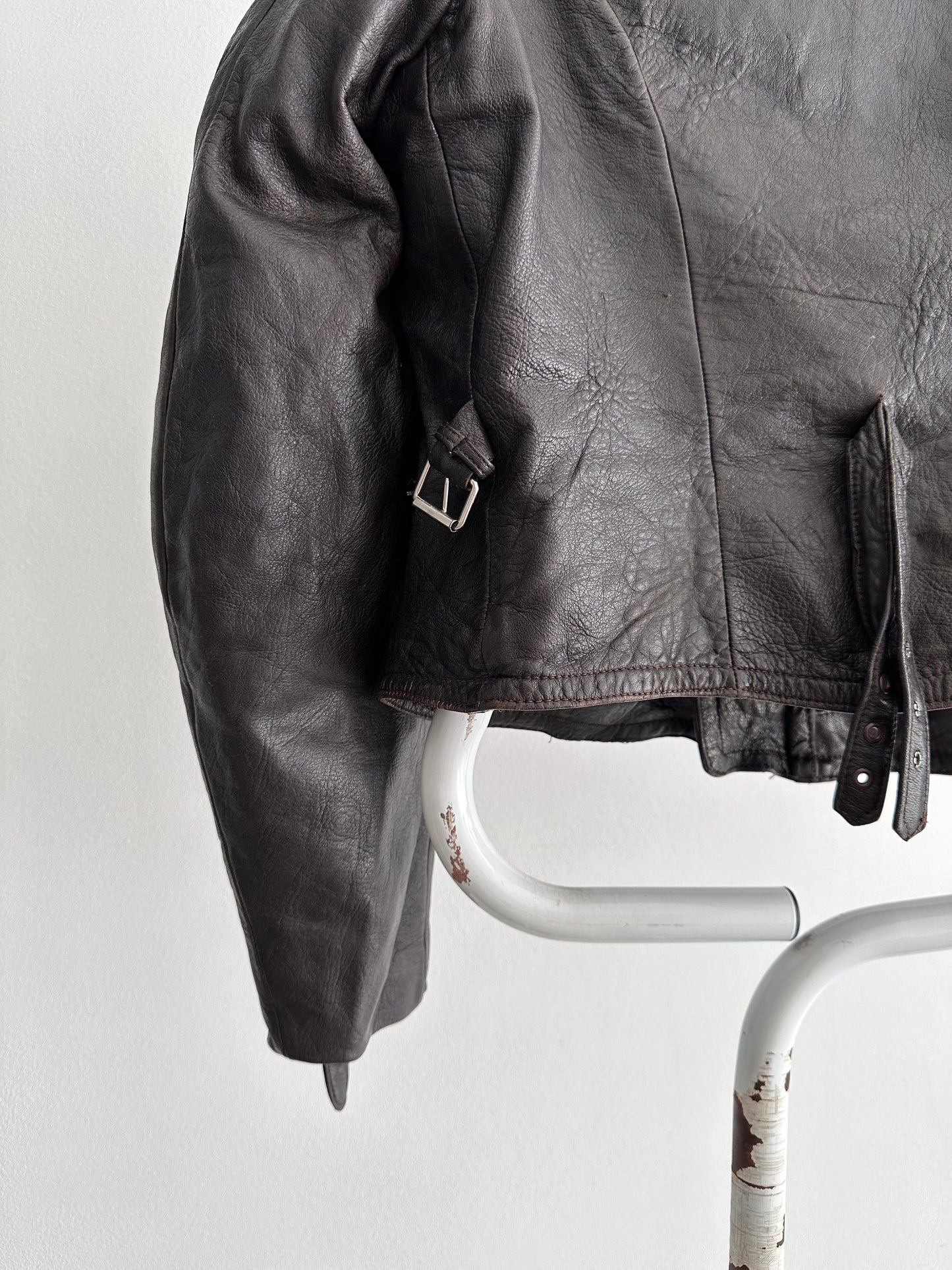 30s Motorcycle leather jkt