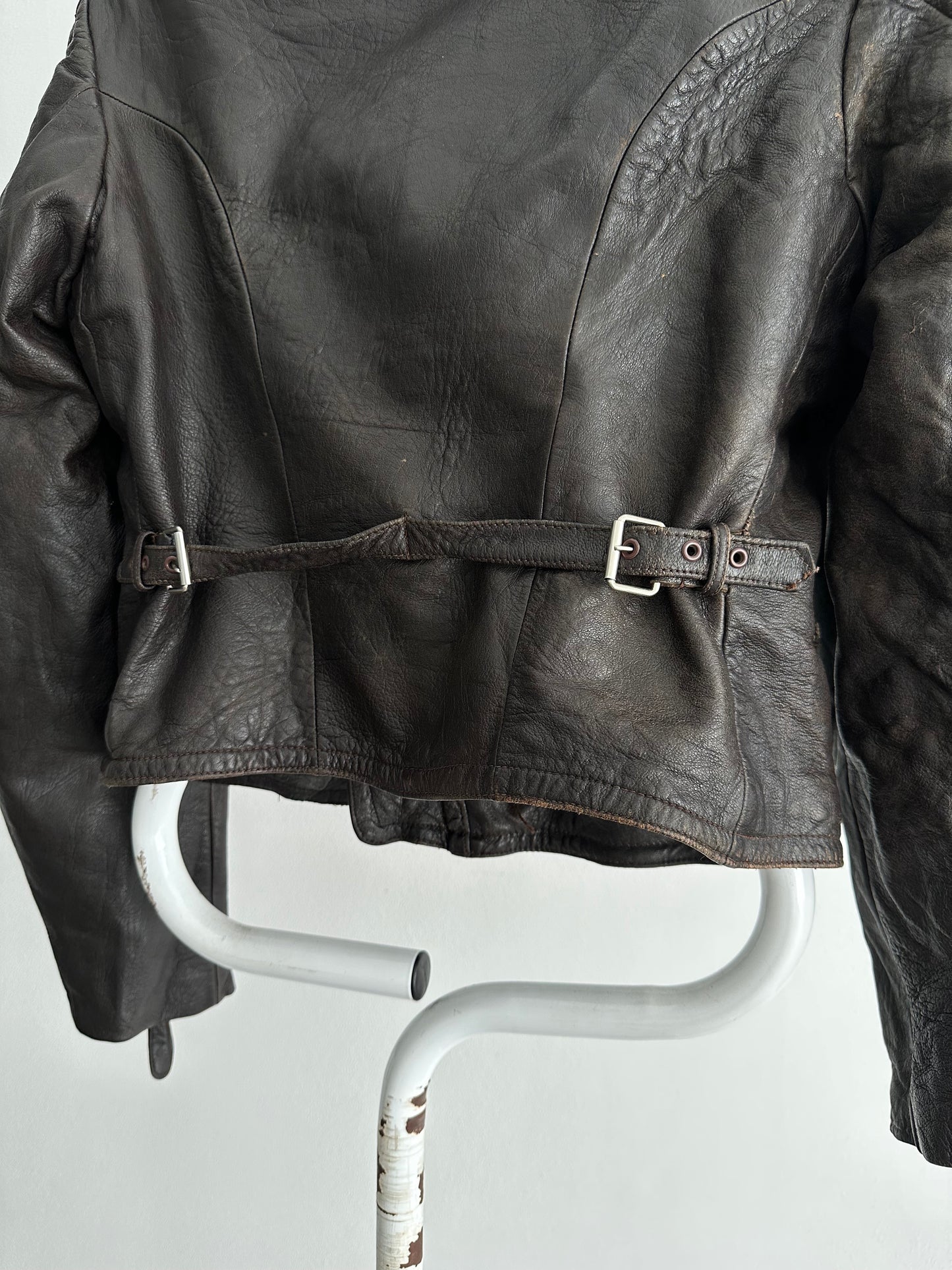 30s Motorcycle leather jkt