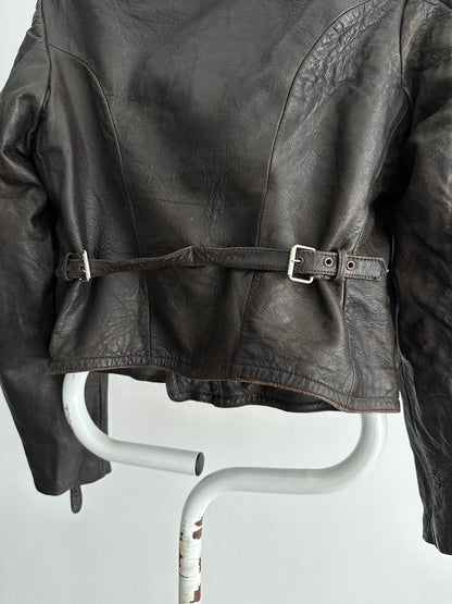 30s Motorcycle leather jkt