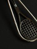 sterling silver tennis racket clip