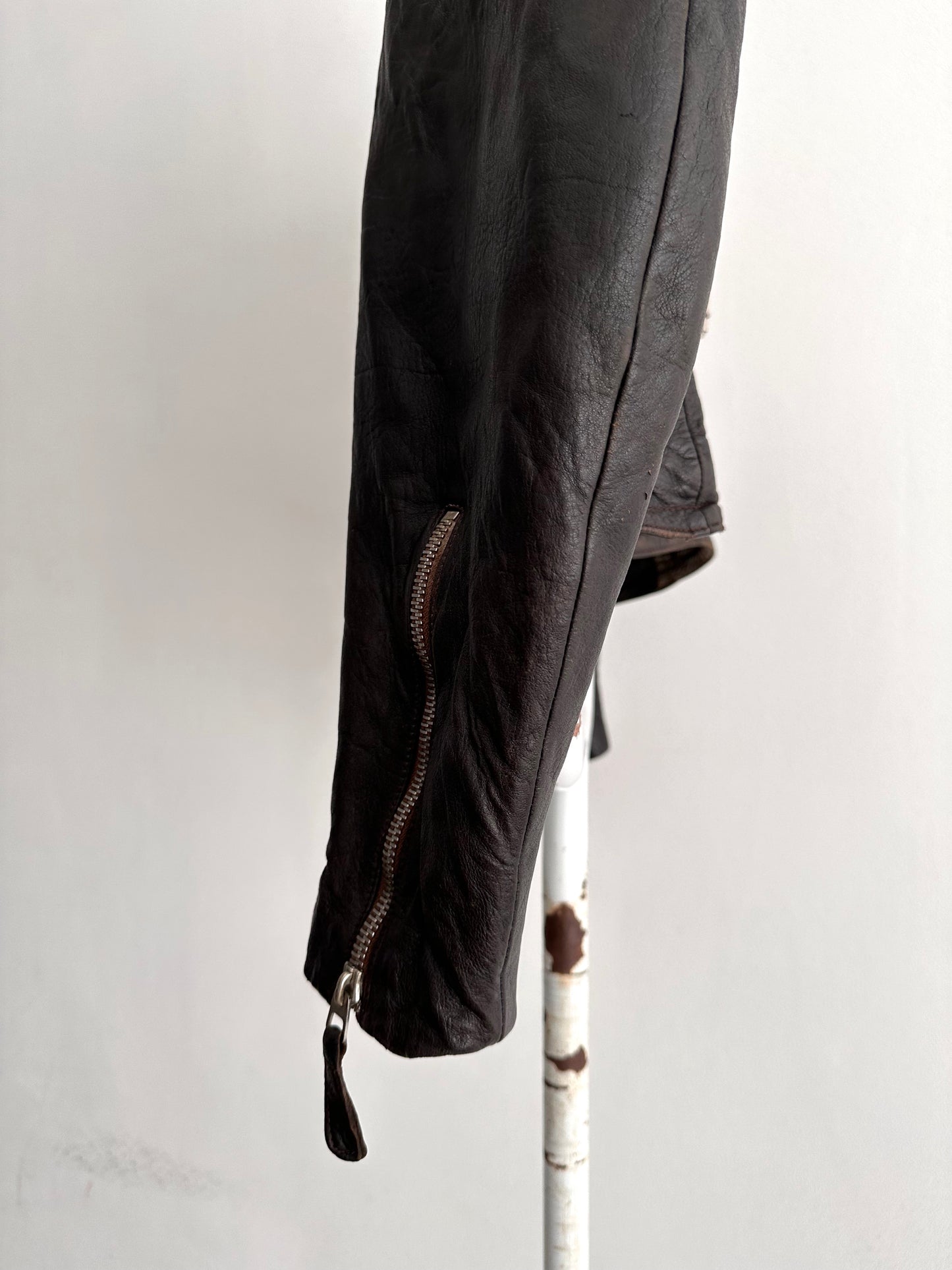 30s Motorcycle leather jkt