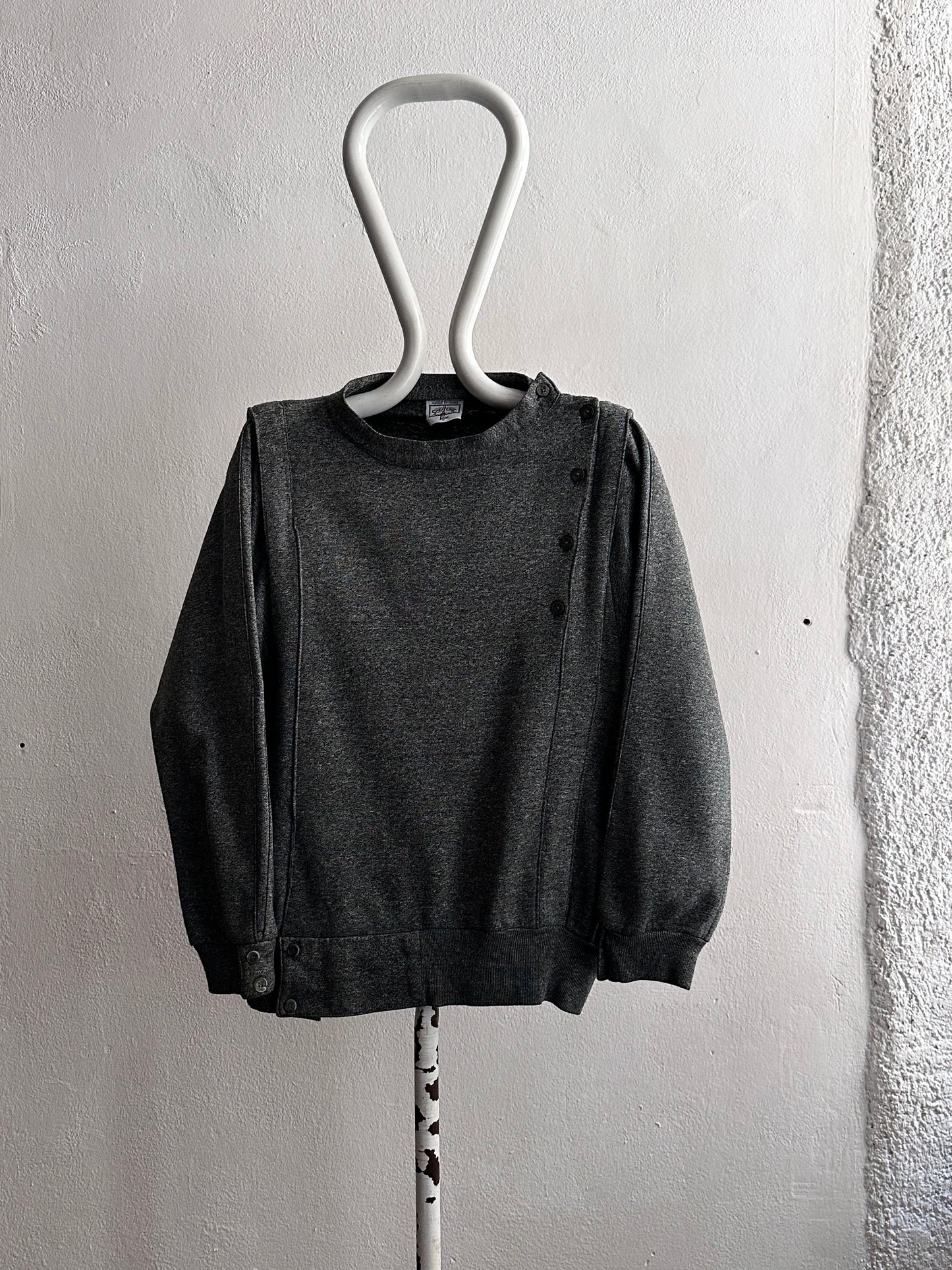 French gray sweatshirt