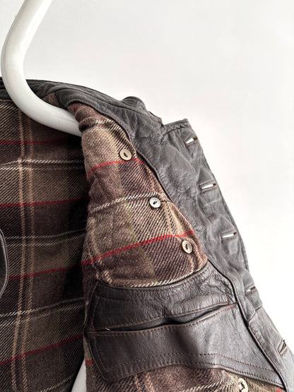 30s Motorcycle leather jkt