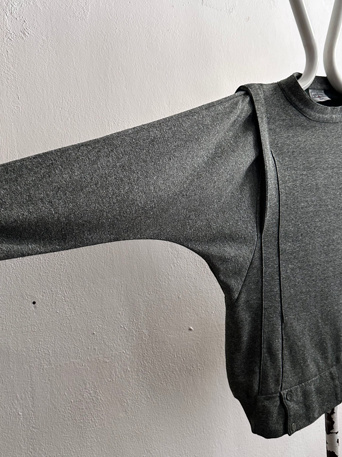 French gray sweatshirt