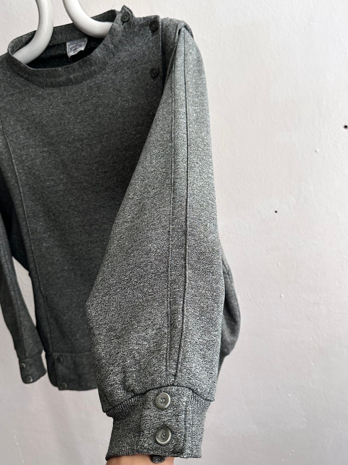 French gray sweatshirt