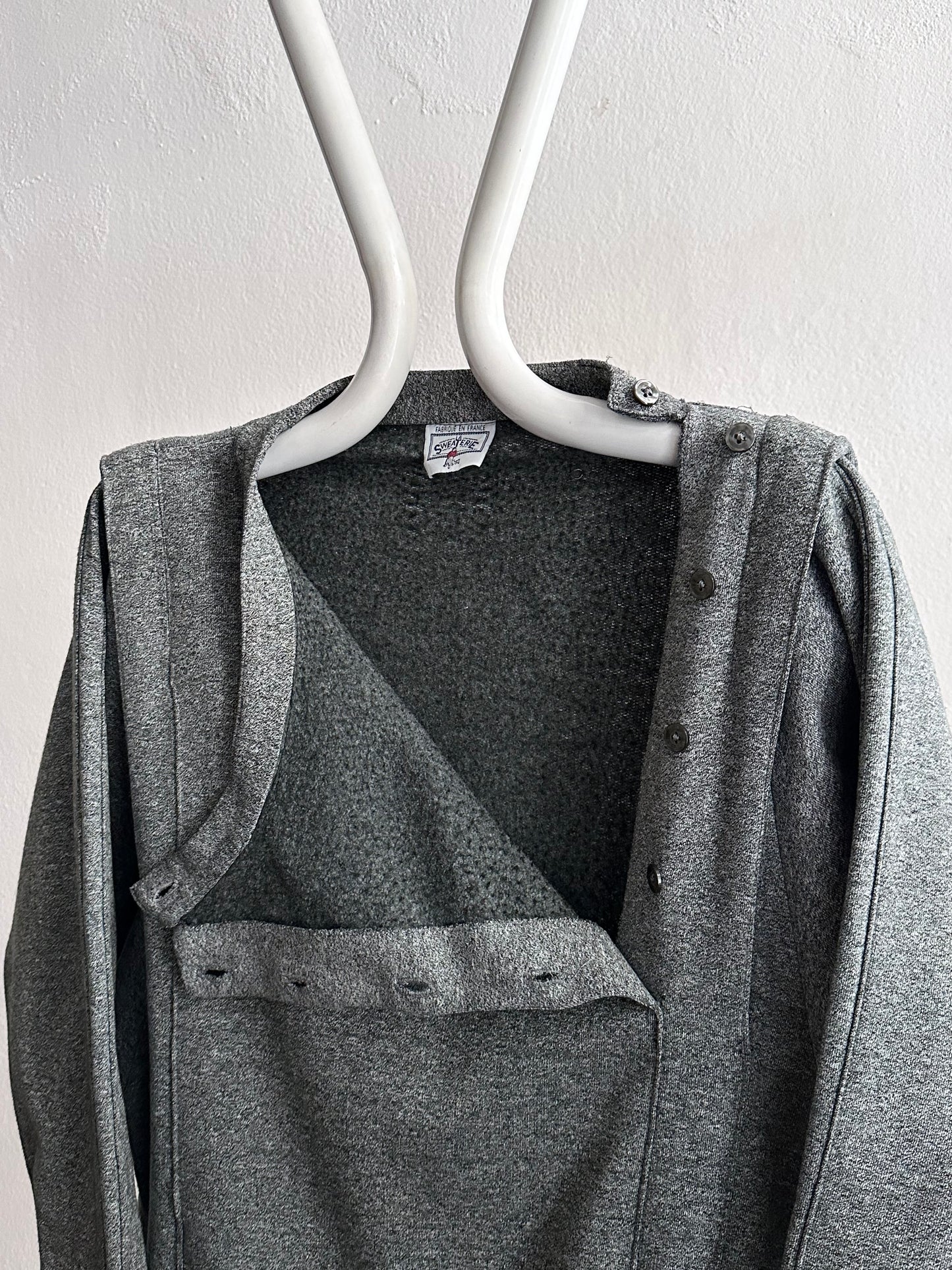 French gray sweatshirt