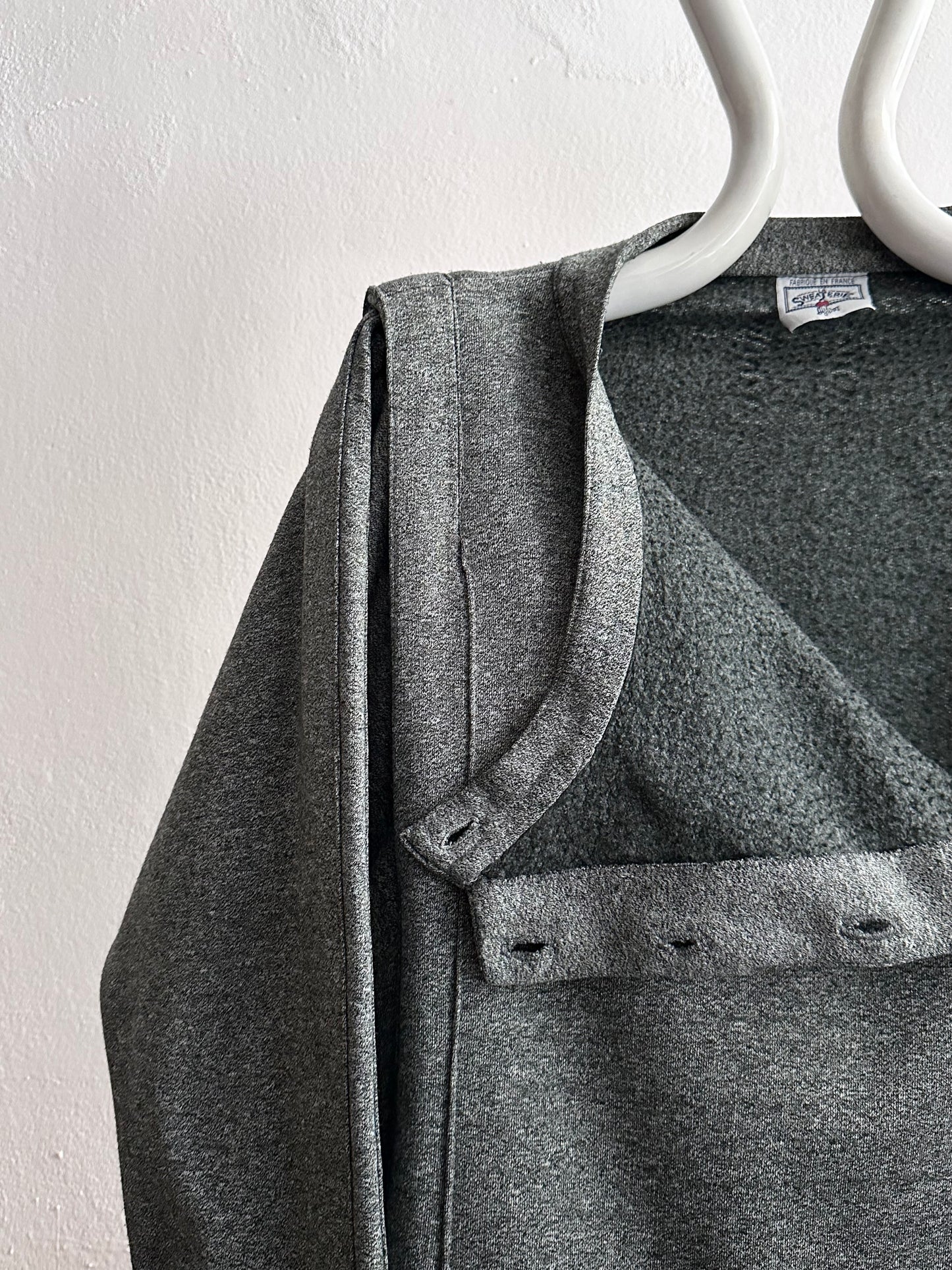 French gray sweatshirt