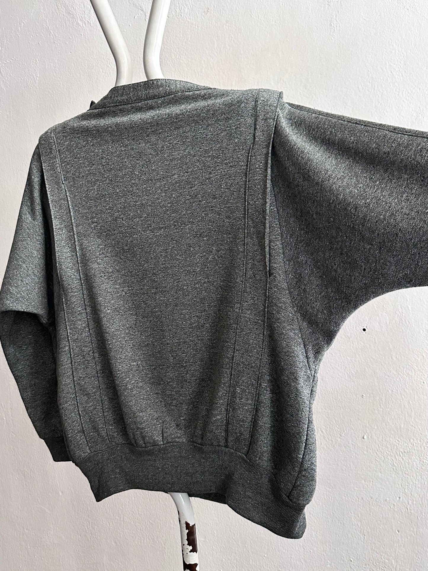 French gray sweatshirt