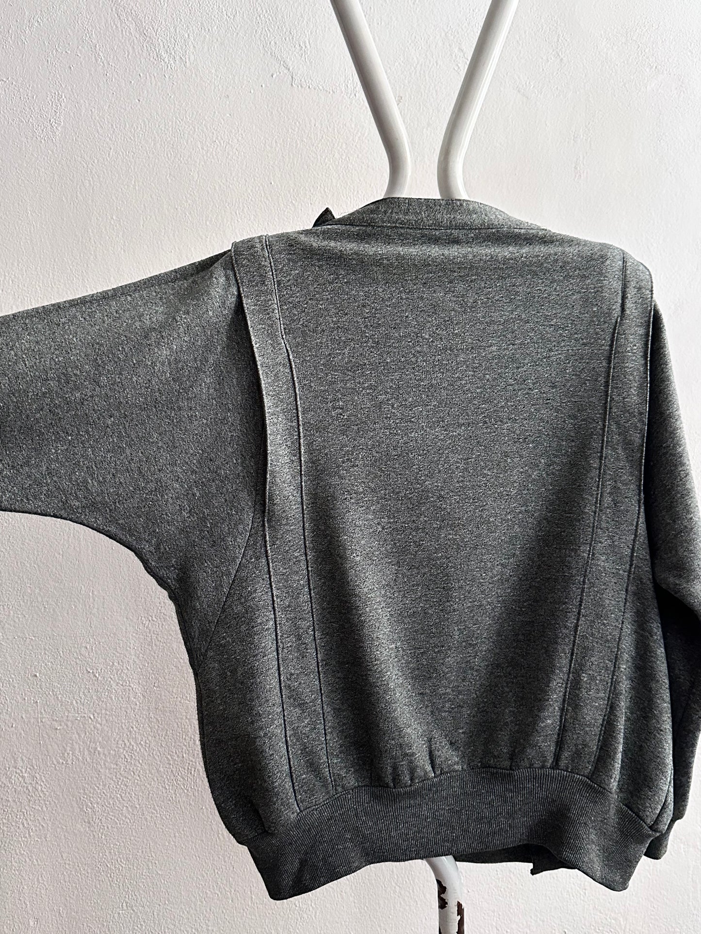 French gray sweatshirt