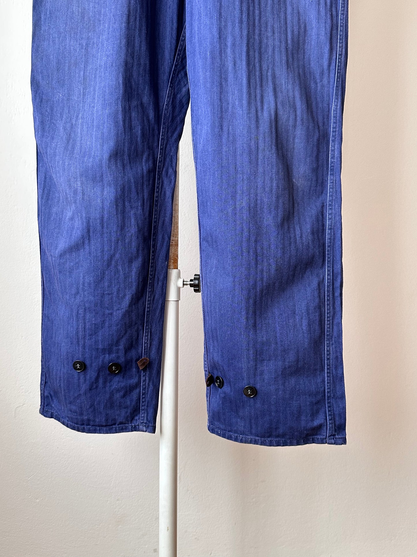 German work herringbone jumpsuit