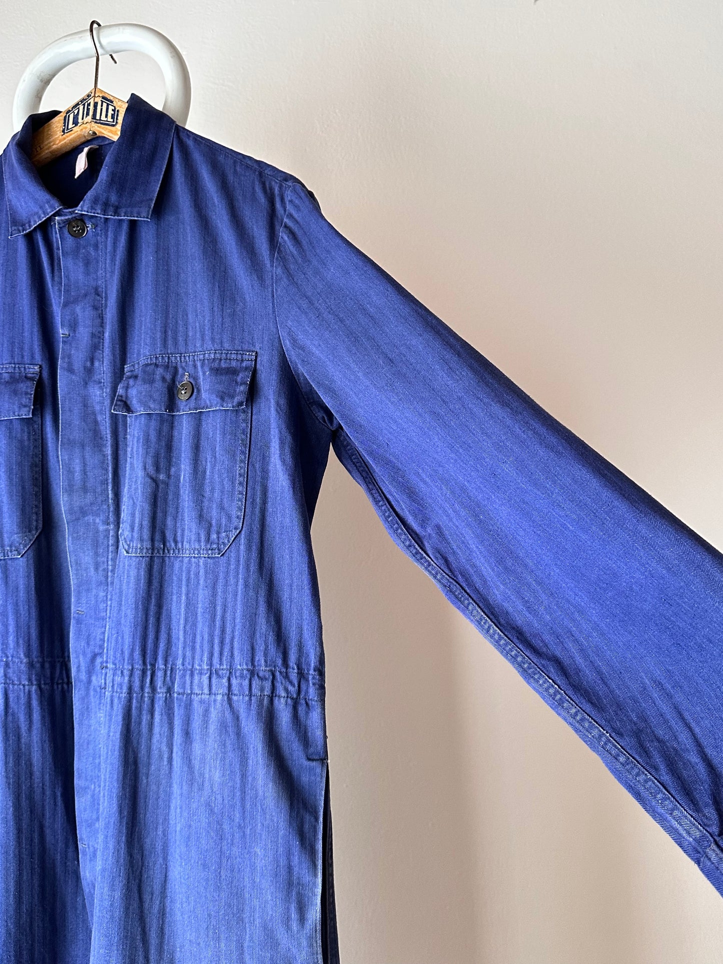 German work herringbone jumpsuit