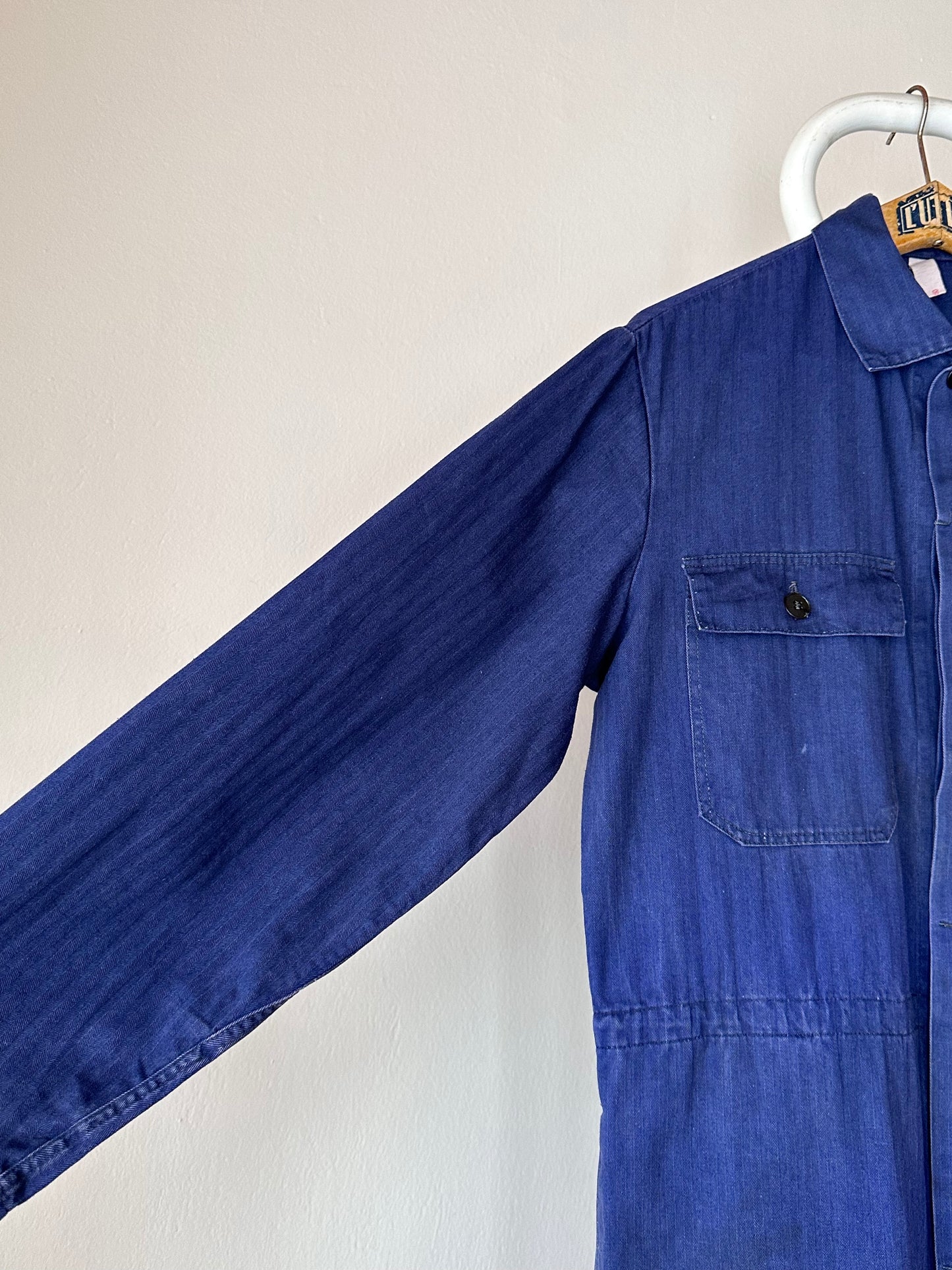 German work herringbone jumpsuit