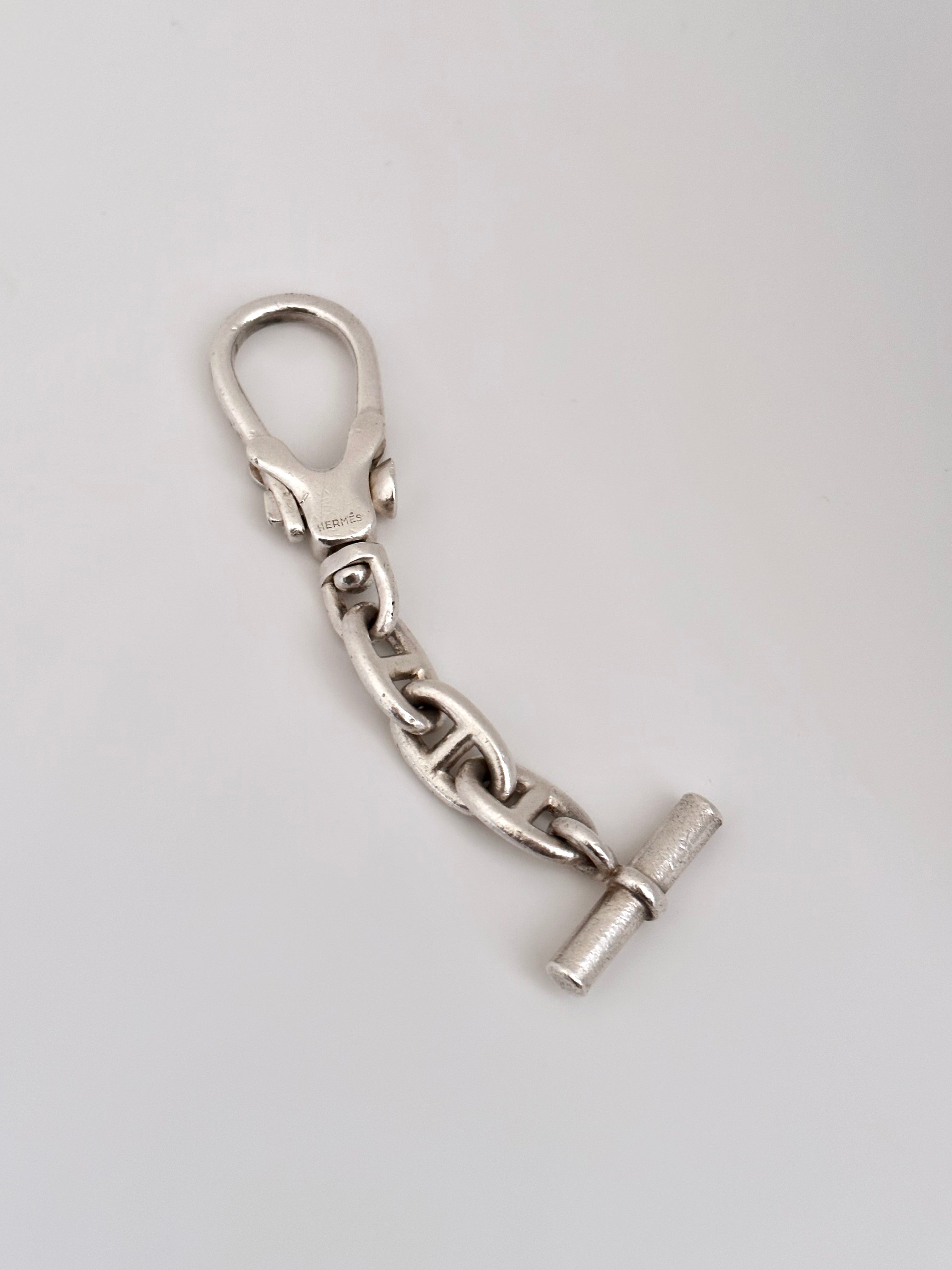 Hermès エルメス vintageシェーヌダンクル キーチェーンキーホルダー vintage HERMÉS Chaine d'Ancre keychain – TOTO