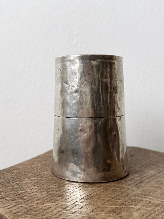 African Silver Shield Cuff, Estate of Frances Patiky Stein