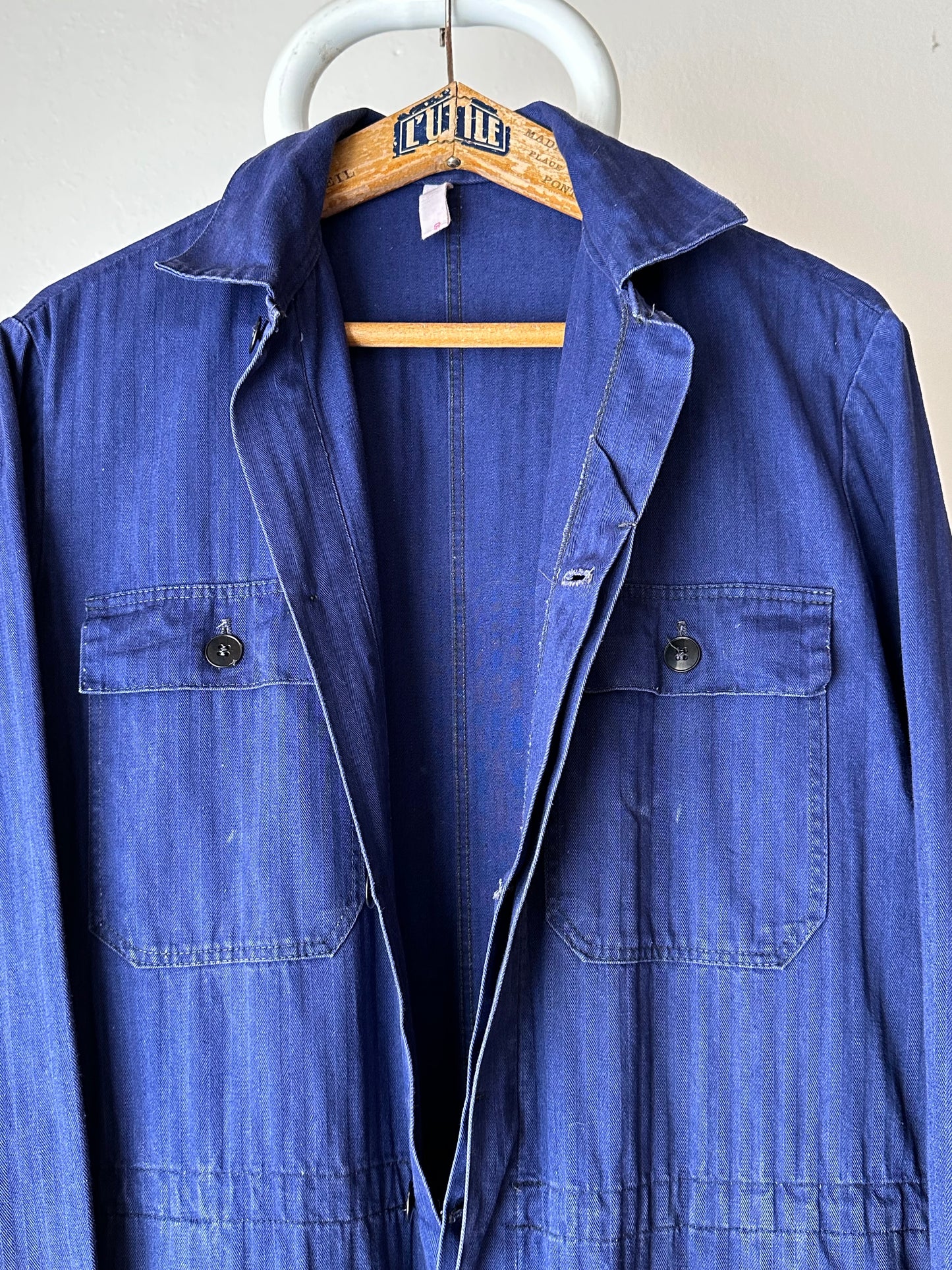 German work herringbone jumpsuit