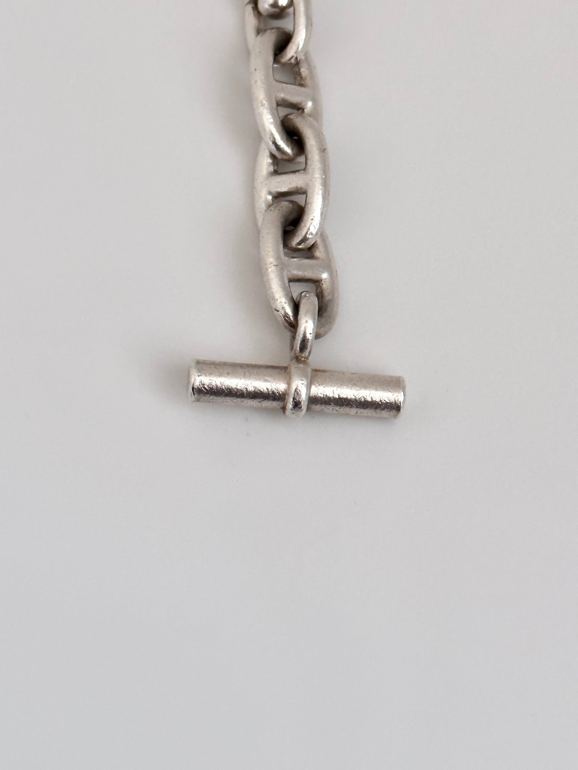 toggle silver vintage Hermes HERMÉS Chaine d'Ancre keychain