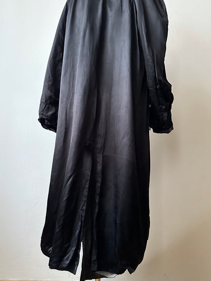 Black leather haori, Italy