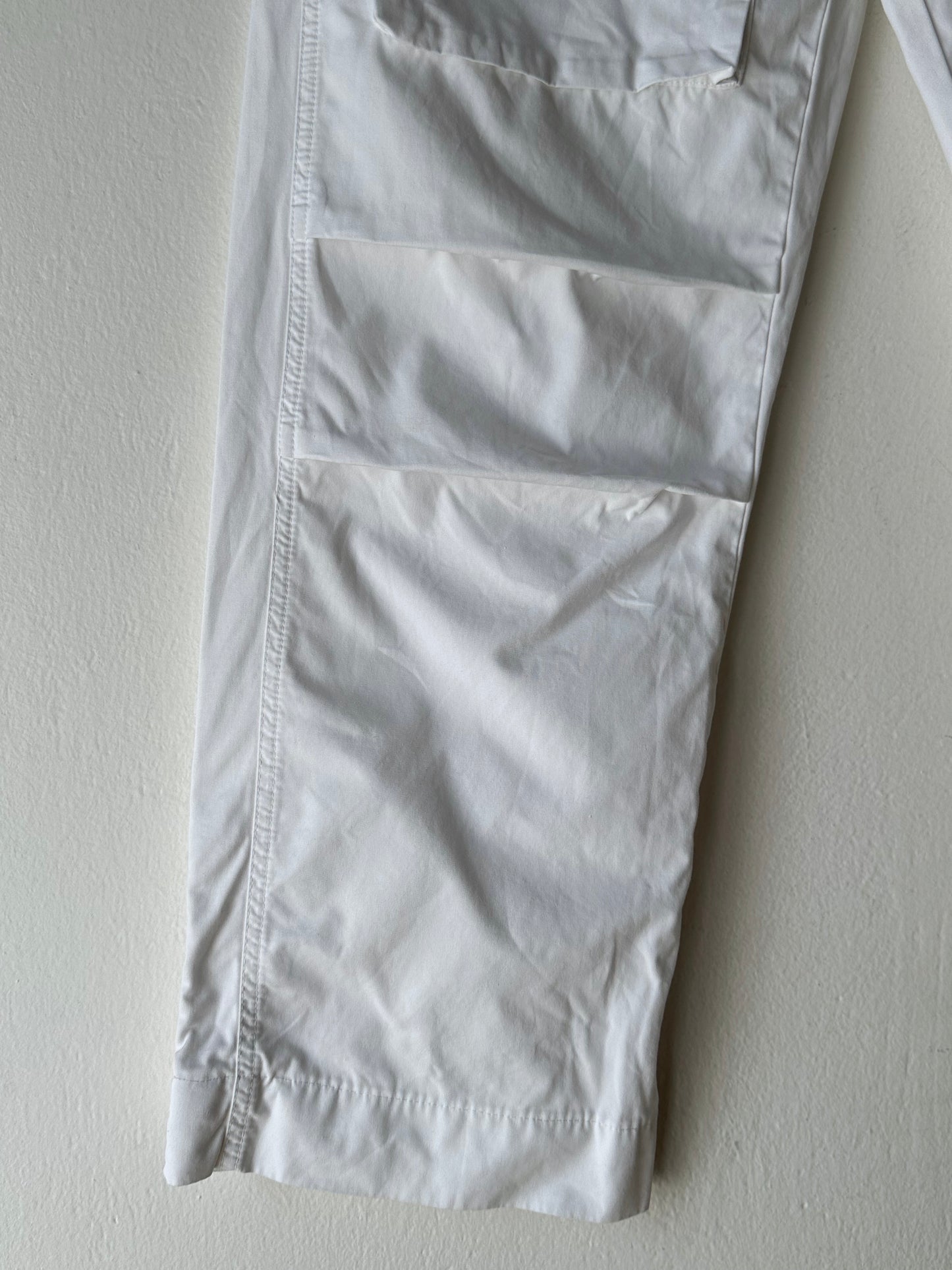 White cotton trousers - w34