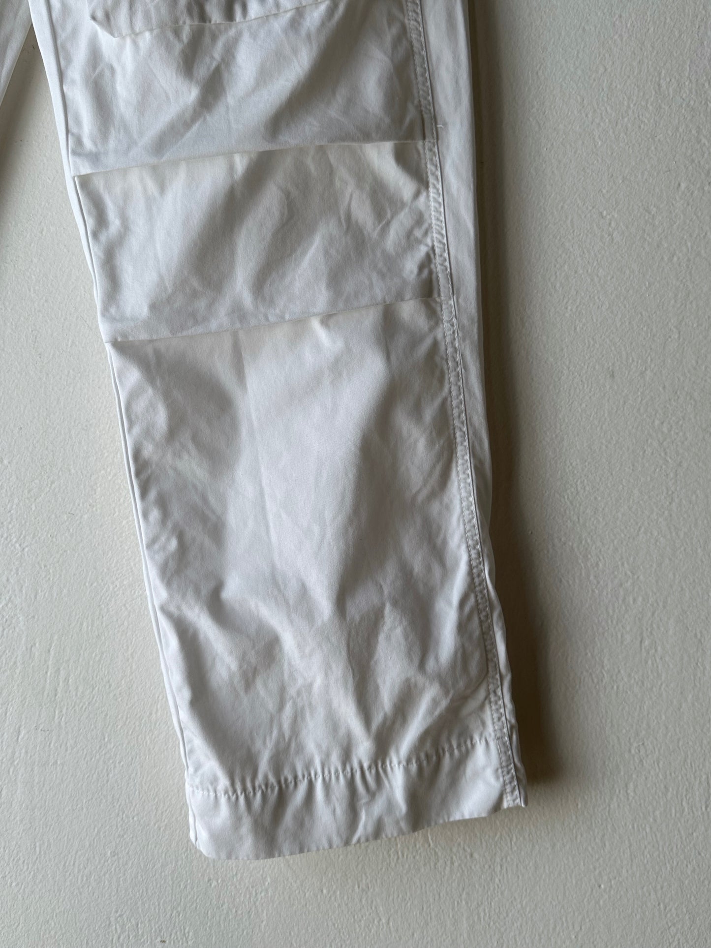 White cotton trousers - w34