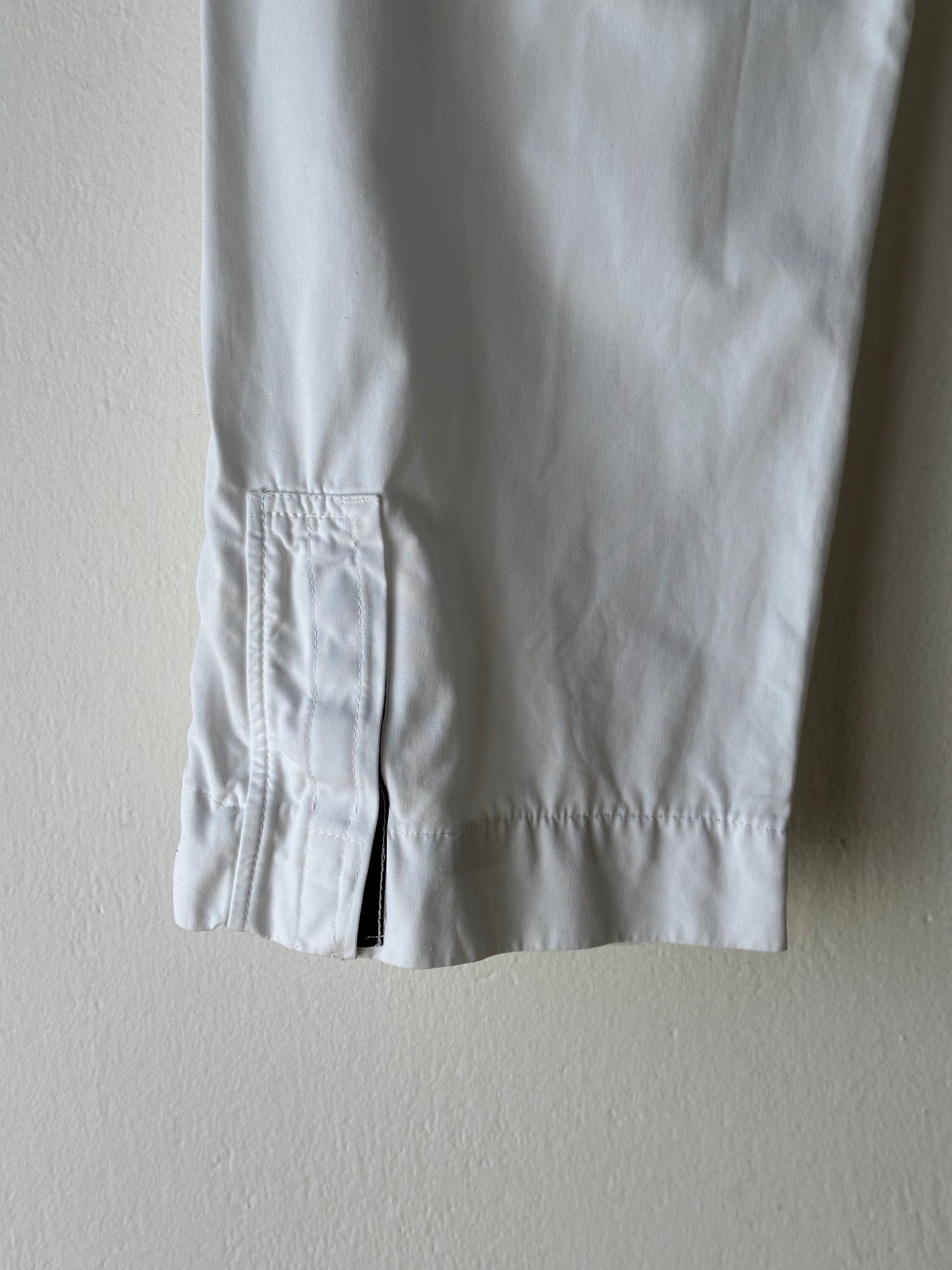 White cotton trousers - w34