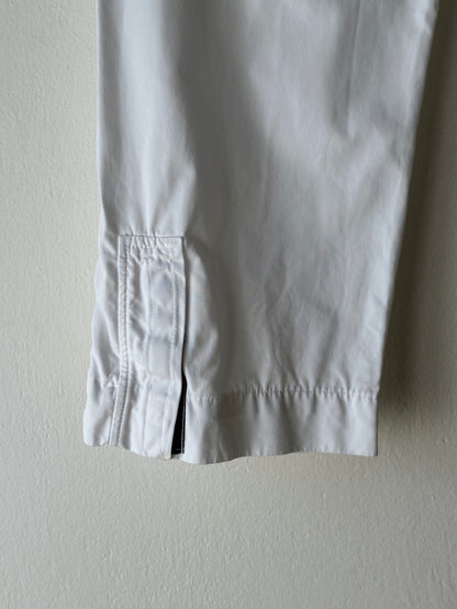 White cotton trousers - w34