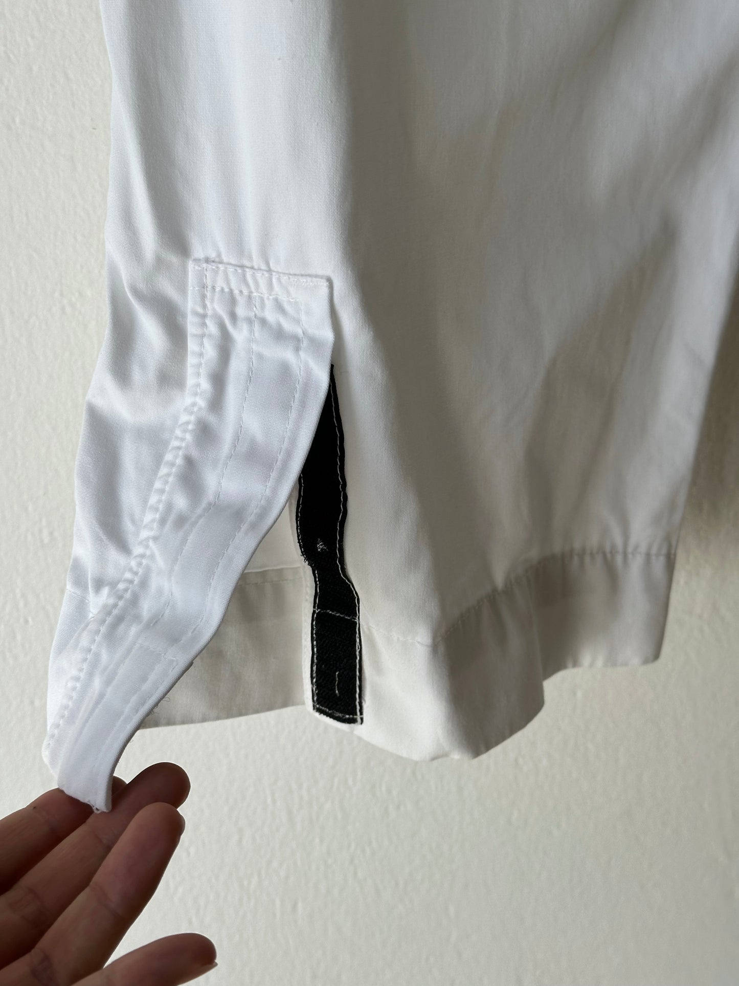 White cotton trousers - w34