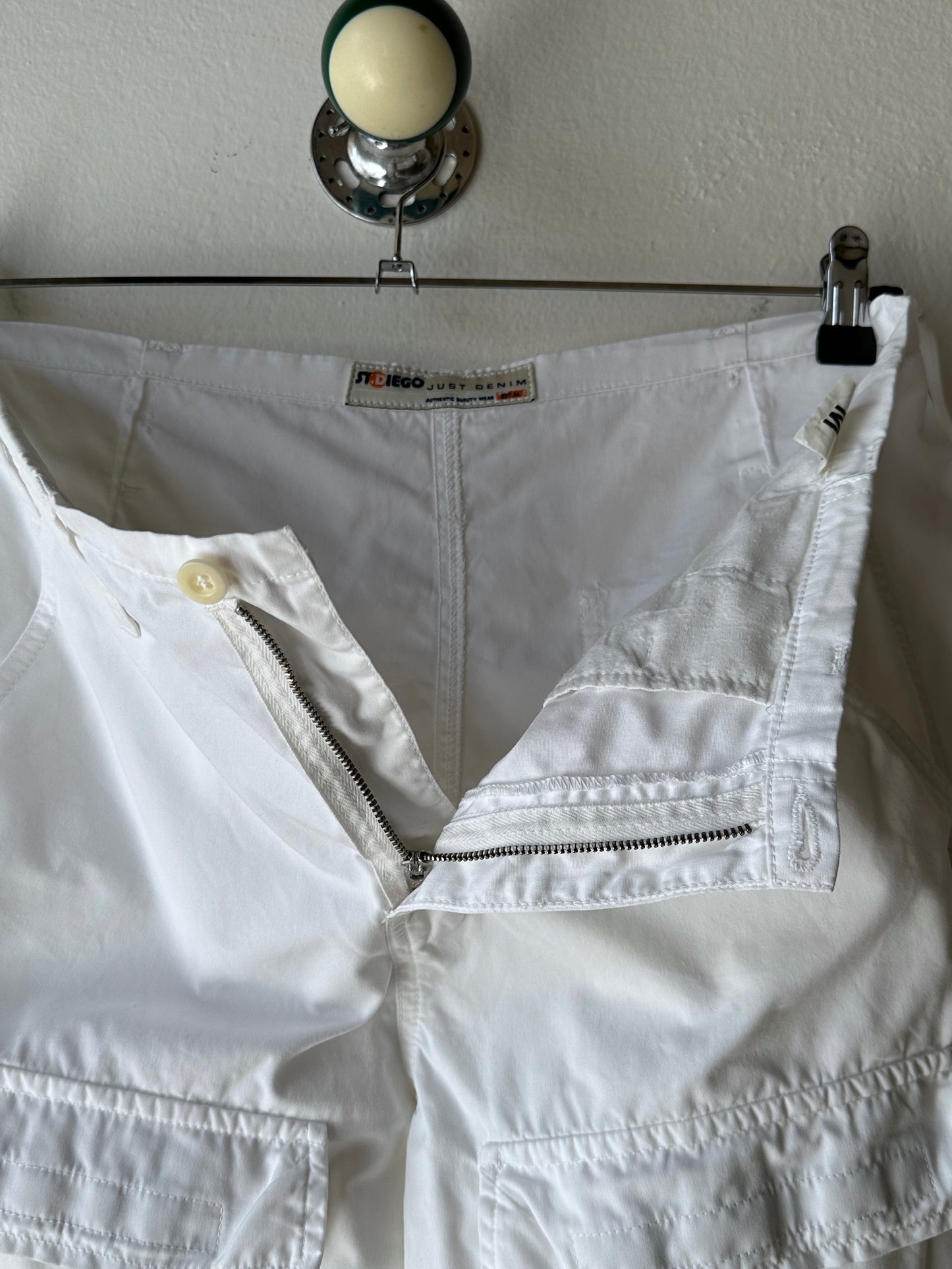 White cotton trousers - w34