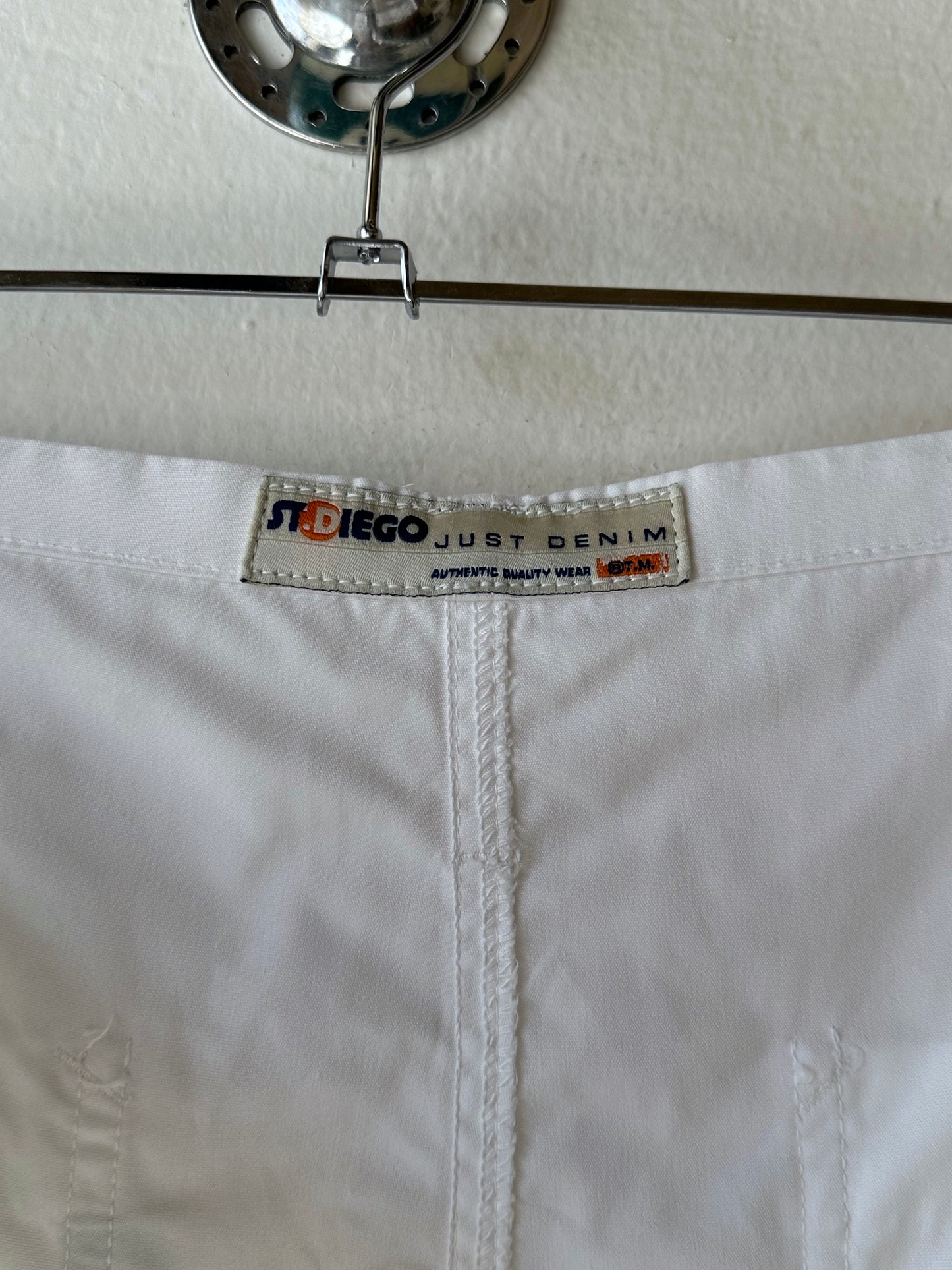 White cotton trousers - w34