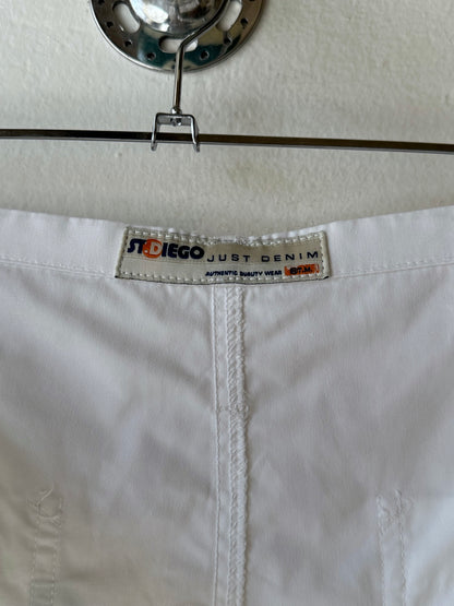 White cotton trousers - w34